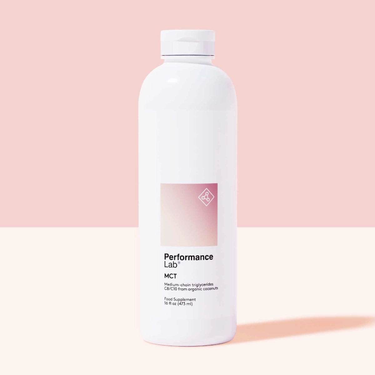 Performance Lab MCT supplement bottle.